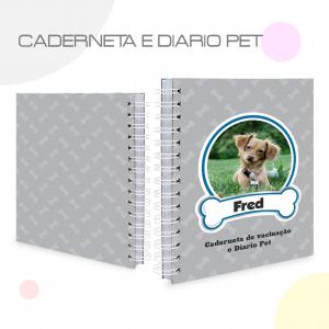 Caderneta de vacinação e diário pet - (CD03)      