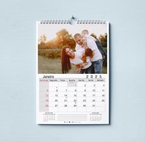 Calendário de parede personalizado 6 folhas A4      